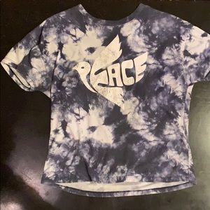 Tye-dye peace shirt
